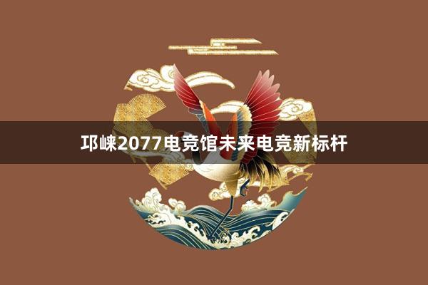 邛崃2077电竞馆未来电竞新标杆